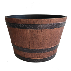 Ronbo Sunrise alta densidad barril de vino mirando textura efecto roble Kentucky nogal barril ollas - Product Image 3