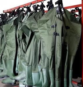 <span class=keywords><strong>Cuissardes</strong></span> de pêche en nylon et PVC imperméables avec <span class=keywords><strong>bottes</strong></span> intégrées OEM/ODM - Product Image 4