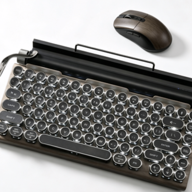 Mechanical Keyboard Smooth Typing Clear Feedback Office Gaming Use Ultra Slim Portable Travel