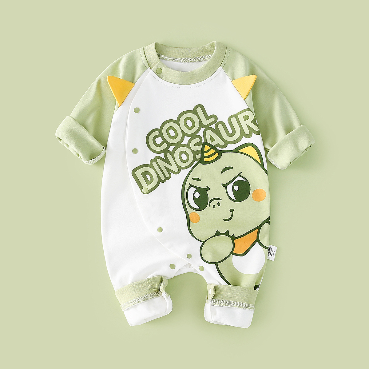 Cute dragon cub green