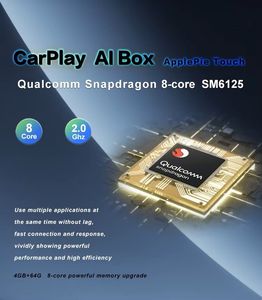 Mini ApplePie con Pantalla Táctil, 4GB 64GB, <span class=keywords><strong>Android</strong></span> 13.0, Adaptador Inalámbrico <span class=keywords><strong>Apple</strong></span> <span class=keywords><strong>para</strong></span> Auto, CarPlay AI Box <span class=keywords><strong>para</strong></span> Sistema OEM CarPlay - Product Image 3