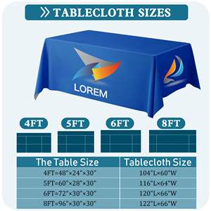 ผ้าปูโต๊ะสั่งทำพร้อมข้อความโลโก้ธุรกิจ ผ้าปูโต๊ะส่วนตัวสำหรับธุรกิจ ผ้าปูโต๊ะสั่งทำพร้อมโลโก้สำหรับวันเกิด - Product Image 5