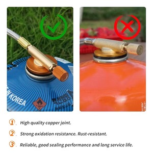 Fogão a Gás Mini Portátil à Prova de Vento com 3 Queimadores 5800W Dobrável para Camping, Caminhadas e Cozinha ao Ar Livre - Product Image 3