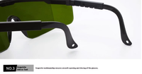 Lunettes de protection laser, lunettes de protection pour machine de marquage, gravure, soudage, découpe, élimination de la rouille, lunettes anti-rayonnement laser