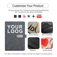 Carnet en cuir A5 personnalisé sur mesure, nouveau design promotionnel, couverture rigide, impression de logo, fermeture magnétique, pour les entreprises
