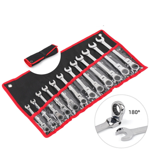 Juego de 12 llaves combinadas flexibles de trinquete con caja de engranajes para coche BNYA-WS012-2 - Product Image 5