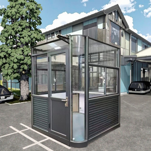 Hiện Đại Di Động An Ninh Gian Hàng Đúc Sẵn Ngoài Trời Kim Loại Thanh Lịch Bảo Vệ Cabin Di Động Tạm Thời An Toàn Nhà Ở - Product Image 1