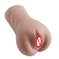 Lebensechter 3D-Textur Männlicher Masturbator Hautähnliches Silikon-Stroker-Gerät Künstliche Vagina Taschenmuschi Realistisches Männer-Sexspielzeug