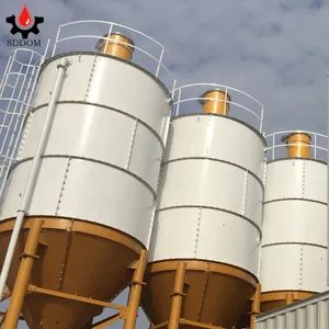 10 pots de poudre minérale, conteneur vertical, réservoir de ciment, silencieux, 3-1000 tonnes