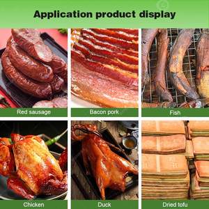 Four de fumage automatique à gaz et électrique pour bacon poulet entier poisson-pour fumer la viande et le poisson avec moteur et composants de base de pompe - Product Image 6