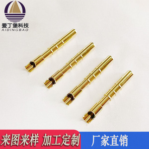 ขั้วต่อพินแบบตัวผู้และตัวเมีย Crown Spring ชุบทอง ทรงกระบอก ค่าการนำไฟฟ้าสูง สำหรับใช้งานทั่วไป - Product Image 5