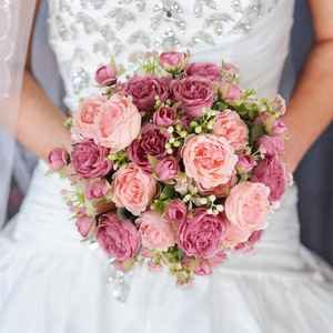 <span class=keywords><strong>Bouquet</strong></span> <span class=keywords><strong>de</strong></span> mariage en pivoines roses artificielles, fleurs en soie réalistes, <span class=keywords><strong>bouquet</strong></span> <span class=keywords><strong>de</strong></span> <span class=keywords><strong>mariée</strong></span> pour la cérémonie - Product Image 1