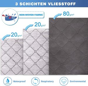 Grand organisateur de rangement en tissu avec fenêtre transparente pour couettes couettes couvertures literie - Product Image 3