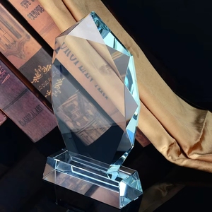 <span class=keywords><strong>Cube</strong></span> en <span class=keywords><strong>cristal</strong></span> K9 3D personnalisable, base rectangulaire carrée blanche, ornement fait main, autres artisanats pour la décoration de la maison, utilisation au bureau - Product Image 5