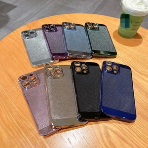 เคสกันกระแทกบางเฉียบหรูหรา พร้อมตะแกรงระบายความร้อน สำหรับ iPhone 16 15 14 13 11 12 Pro Max ป้องกันกล้อง - Product Image 1