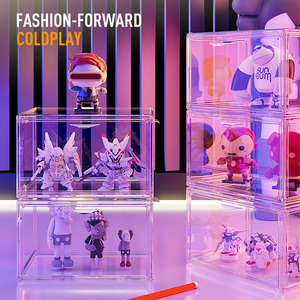 Boîte de rangement transparente pour baskets, boîte de présentation en acrylique pour objets de collection, boîte à chaussures - Product Image 4