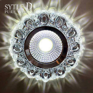 कोब की अगुवाई डाउनलाइट रंगीन पैनल लाइट rgb 3w 110v 220v रेसेस्ड लैंप स्थिरता सजावट बैंगनी स्पॉट लाइट - Product Image 6