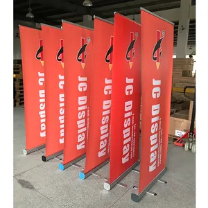 Groothandel Fabriek Levering Intrekbare Banner Roll Up Banner Stand Voor Promotie En Reclame