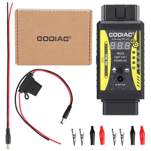 Adaptador GODIAG GT106 Plus de 24V a 12V para Camiones Pesados con Prueba de Inyectores de Combustible y Relés para <span class=keywords><strong>X431</strong></span> Easydiag <span class=keywords><strong>Thinkdiag</strong></span> 2 DBScar II - Product Image 1