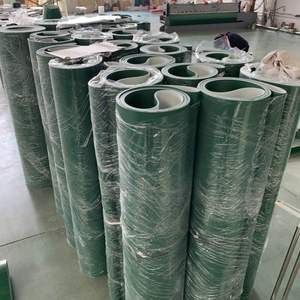 Tùy chỉnh màu xanh lá cây PVC mô hình kim cương băng tải vành đai PVC vành đai giá tốt chất lượng cao cấp thực phẩm vành đai - Product Image 1