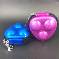 Estuche de almacenamiento para pelotas de tenis de mesa, bolsa protectora de carcasa dura para pelotas de ping pong, solo estuche