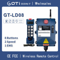 Télécommande de levage GOTI GT-LD08, interrupteurs radio, 8 touches, vitesse, utilisation pour camion à béton