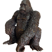 Statue de gorille animatronique grandeur nature, nouvelle conception, haute qualité, animée, à prix avantageux