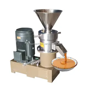 Máquina de fazer manteiga de amendoim e pasta de gergelim, máquina de fazer tahine, máquina de processamento de alimentos, mais vendida