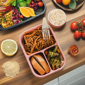 Silicone <b>Kids</b> <b>Lunch</b> Box Microwavable Flexible Bento Food Container With Logo Kitchen Use - Product Image 2