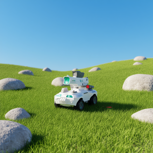 Remote Control Off-Road Armored Water Bullet Car With Spray Electric Indoor-Outdoor Ready-To-Go For Ages 8 To 13 Years - Product Image 2