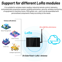 Heltec Meshtastic Répéteur Maille Réseau Lora Node Sx1262 Sx1276 Sx1278 Esp32 Module Lora Gateway Panneau Solaire Avec Batterie