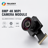 Module de caméra 4K 8MP Sony IMX678 MIPI 178.6 °   Objectif grand angle STARVIS 2 avec capteur HDR pour vision panoramique de drone robot AMR