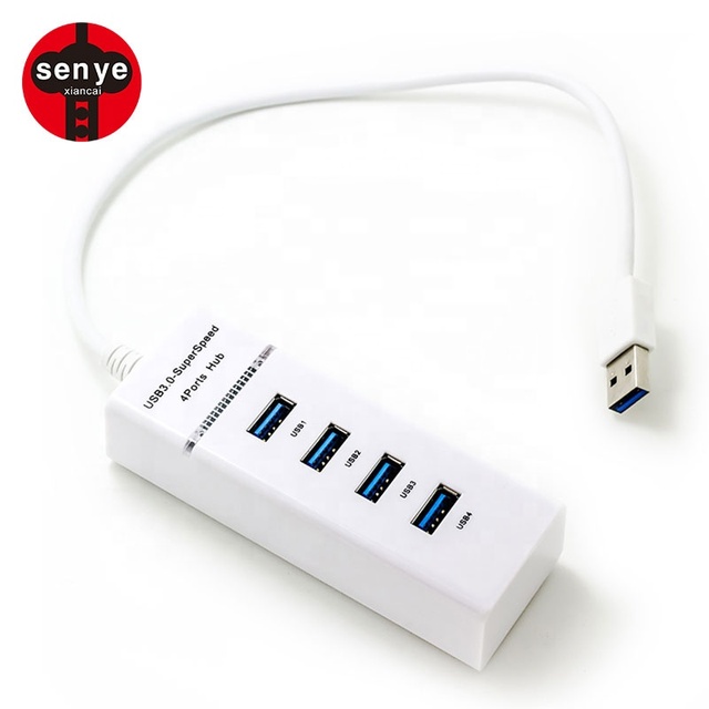 USB 3.0 Super Speed 4 Port Hub for Computer