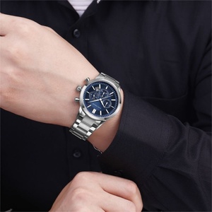 นาฬิกาข้อมือผู้ชาย Mini Focus 0188 OEM ผลิตตามสั่ง ขายส่ง กันน้ำ นาฬิกาโครโนกราฟ ควอตซ์ - Product Image 5