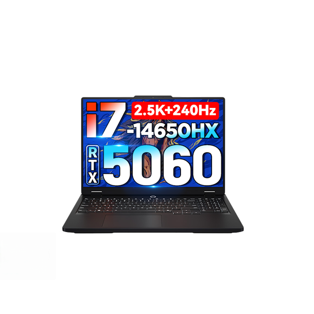 ZhengJiuZhe Y7000P Intel Esports Gaming Laptop (i7-14650HX/RTX5060/16G/1TB SSD) Windows 11 240Hz RGB Backlit Dual-band Wi-Fi 7