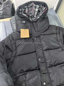 하이 퀄리티 다운 재킷 겨울 야외 다운 코트 새로운 패션 분리형 슬리브 두꺼운 윈드 브레이커 후드 패딩 다운 재킷 - Product Image 6