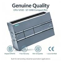 CPU Compacta Siemens SIMATIC S7-1200 CPU 1212C Asequible con 8 DI 24 V CC, 6 DO 24 V CC y 2 AI 0-10 V CC Integrados para la Industria