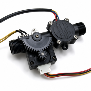 วาล์วน้ำพลาสติกทนทาน มอเตอร์สเต็ปเปอร์ 12V DC ควบคุมการไหลแบบลดขนาด 1/64 วาล์วควบคุมสำหรับเครื่องทำน้ำอุ่น - Product Image 1