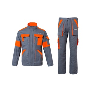 Coton mâle travail costume respirant travail Protection vêtements électricien atelier <span class=keywords><strong>Auto</strong></span> réparation veste travail uniforme ensemble - Product Image 4