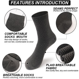 Bioserica Era Chaussettes personnalisées Chaussettes de bureau pour hommes de haute qualité Chaussettes pour hommes 12 paires - Product Image 4