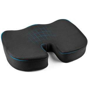 Oreiller de soutien dorsal ergonomique avec sangle réglable en mousse à mémoire de forme <span class=keywords><strong>coussin</strong></span> <span class=keywords><strong>lombaire</strong></span> de bureau à domicile pour siège de voiture et chaise - Product Image 2