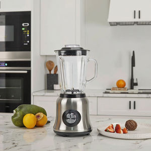 Mini Licuadora Portátil 2 en 1 para Frutas, 6 Cuchillas, Uso Doméstico, Carcasa de Acero Inoxidable, Capacidad de 1.5L, Eléctrica, para Cocina - Product Image 5