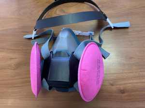 2091 2097 merah dapat diganti Bayonet bulat P100 kartrid Respirator <span class=keywords><strong>Filter</strong></span> partikulat untuk Seri 3/M setengah dan penutup wajah penuh - Product Image 6