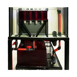 <span class=keywords><strong>Aquarium</strong></span> avec pompes à eau, dalle de roche intelligente, filtre inférieur à débordement, sans changement d'eau, eau douce - Product Image 4