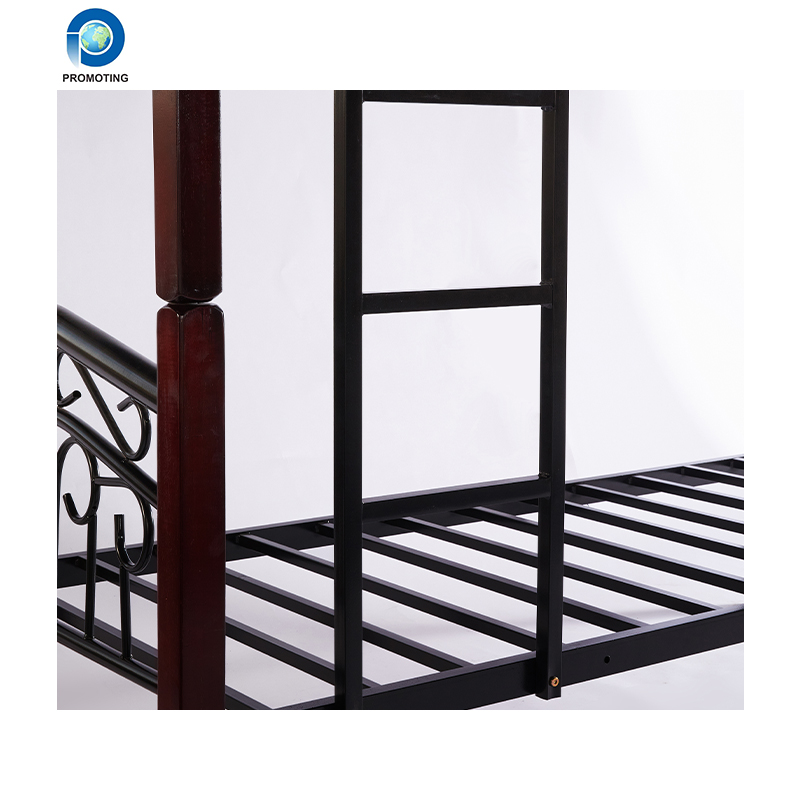 Factory Wholesale Modern Home Furniture Military Metal Double Bunk Bed for Adults