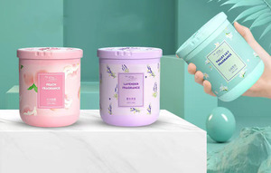 مخصص الجملة الروائح العطر عديمة اللهب الصلبة الهواء reshener علب من الصفيح القصب الناشر - Product Image 2