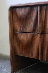 Meuble de chambre à coucher de style américain moderne de haute qualité, table de chevet en <span class=keywords><strong>bois</strong></span> pour villa intérieure - Product Image 2