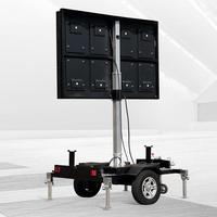 Marché américain produit fini 4mm 5mm écran de camion de haute qualité P5 P4 remorque panneaux d'affichage mobiles panneau LED écran publicitaire LED