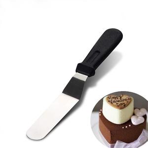 Juego de Utensilios de Cocina para Repostería, Cuchillo para Pastel de Acero Inoxidable, Espátula Angulada para Crema, <span class=keywords><strong>Mango</strong></span> de Plástico de 6 Pulgadas, Stock del Fabricante - Product Image 1