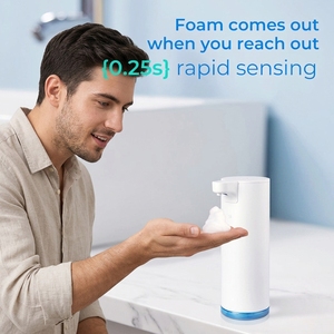 Dispensadores de Jabón Automáticos Inteligentes con Sensor, Resistentes al Agua IPX5, de Acero Inoxidable SUS304, Dispensación Rápida, para Hogar y Hotel, Directo de Fábrica OEM - Product Image 1
